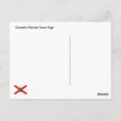 Het Teken van de Stad van Florida van Dunedin Briefkaart (Achterkant)