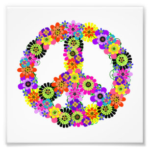 Het Teken van de vrede Foto Afdruk