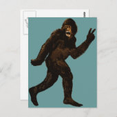 Het Teken van de Vrede van Bigfoot Briefkaart (Voorkant / Achterkant)