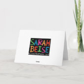 Het Teken van de Vrede van Valentijn Feestdagen Kaart (Achterkant)