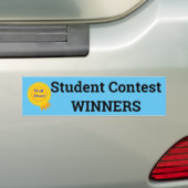 Het teken van de Winnaars van de Contest van de st Bumpersticker (Op auto)