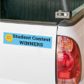 Het teken van de Winnaars van de Contest van de st Bumpersticker (Op Truck)