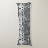 Het Teken van de Zodische Reis in Grunge Verdrukte Lichaamskussen (Voorkant Verticaal)