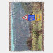 Het teken van Gr Camino DE Santiago Deken (Voorkant Verticaal)