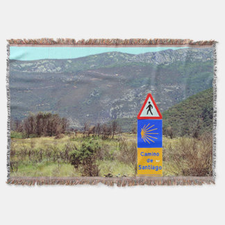 Het teken van Gr Camino DE Santiago Deken
