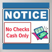 Het teken van het bericht, geen controles voegen t poster (Voorkant)