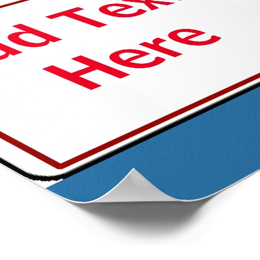 Het teken van het bericht, het gezicht van het man poster (Hoek)