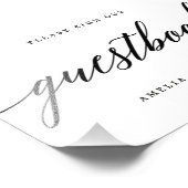 Het Teken van het Guestbook kiest Uw Grootte Moder Foto Afdruk (Hoek)