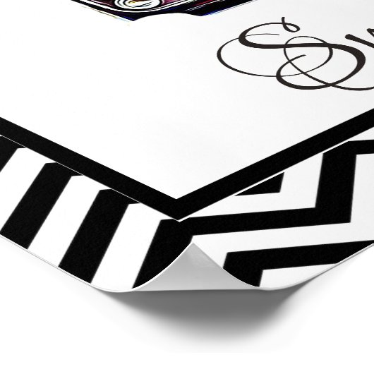 Het Teken van het huwelijk voor Foto Booth,  Camer Poster (Hoek)