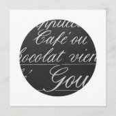 Het teken van het menu van het Kafel van Parijs (Voorkant)