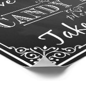 Het teken van het snoep van de weddenschap is een poster (Hoek)