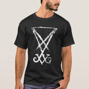 Het teken van Lucifer, het zegel van Satan T-shirt