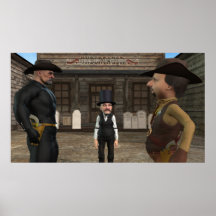 Het tekenen dicht bij het Eind - Groot Poster