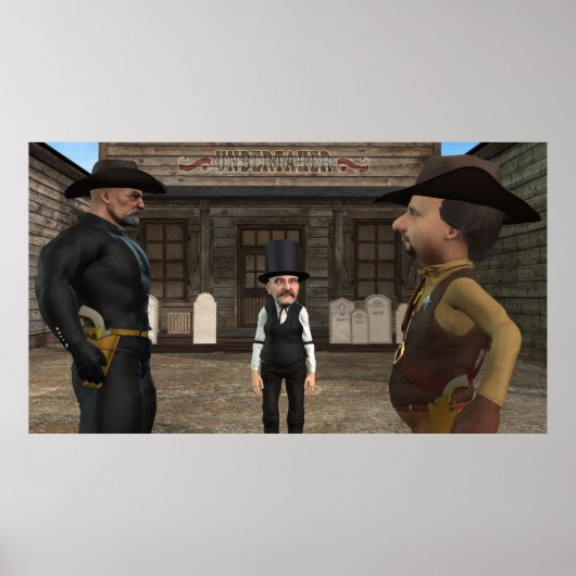 Het tekenen dicht bij het Eind - Groot Poster (Voorkant)