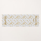 het tekstbereik van het sterpatroon voor de sterre yogamat (Achterkant (horizontaal))