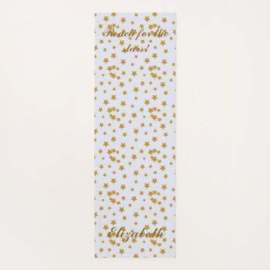 het tekstbereik van het sterpatroon voor de sterre yogamat (Achterkant)