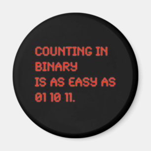 Het tellen in Binair getal Magneet