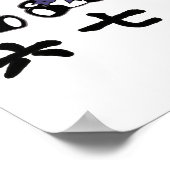 Het tellen van Chinese Pandas Poster (Hoek)