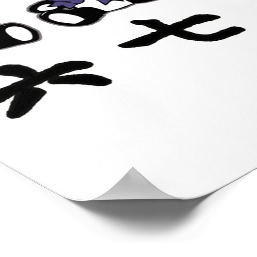 Het tellen van Chinese Pandas Poster (Hoek)