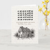 Het tellen van de Dagen Kaart (Gele Bloem)