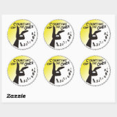 Het tellen van de Omer Ronde Sticker (Vel)