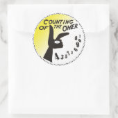 Het tellen van de Omer Ronde Sticker (Tas)