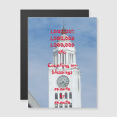 Het tellen van Mijn Verlichtingen Magnetisch Wensk (Voorkant / Achterkant)