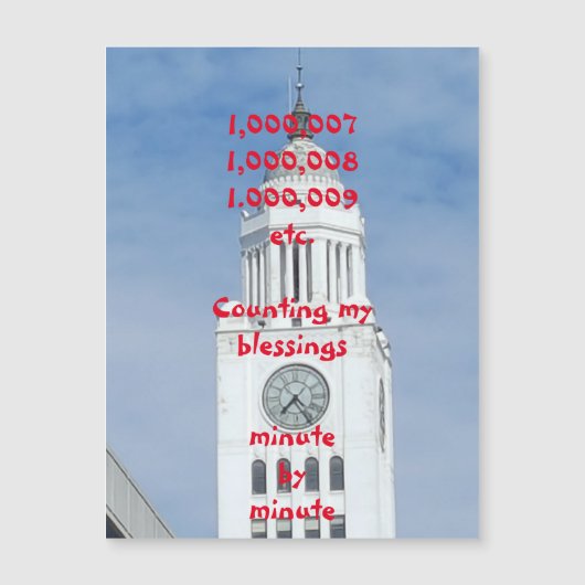 Het tellen van Mijn Verlichtingen Magnetisch Wensk (Voorkant)