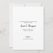 Het tellen van onze 'Blessings' Baby geboorteaanko Aankondiging (Achterkant)