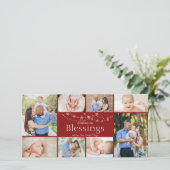 Het tellen van Onze Kaart van de Foto van Kerstmis (Staand voorkant)