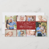 Het tellen van Onze Kaart van de Foto van Kerstmis (Voorkant)