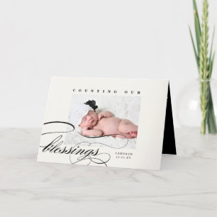 Het tellen van onze zegelvakantie feestdagen kaart