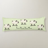 Het tellen van Schapen Whimsical Lichaamskussen (Achterkant)