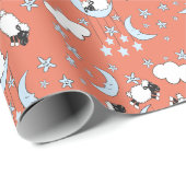 Het tellen van schapenwikkelpapier 10 cadeaupapier (Rol Hoek)