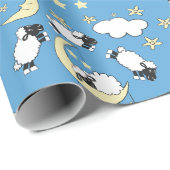 Het tellen van schapenwikkelpapier 1 cadeaupapier (Rol Hoek)