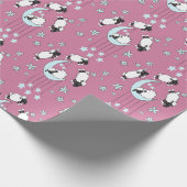 Het tellen van schapenwikkelpapier 3 cadeaupapier (Hoek)