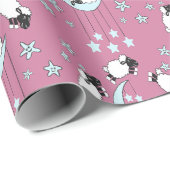 Het tellen van schapenwikkelpapier 3 cadeaupapier (Rol Hoek)