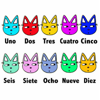 Het tellen van Spaanse katten Fotobeeldje Ornament