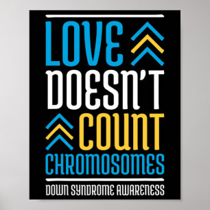 Het telt geen chromosomen naar beneden syndroombew poster