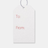 Het telt op in kers cadeautag cadeaulabel (Achterkant)