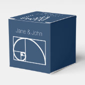 Het Telt Op in Navy Favor Box Bedankdoosjes (Voorkant Zijde)