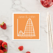 Het telt op in oranje servetten (Insitu)