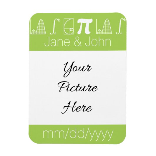 Het telt op in Peridot Save-the-Date magneet (Verticaal)