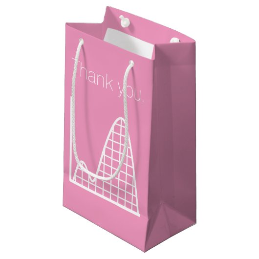 Het telt op in Petal Roze Cadeautas (Voorkant Gekanteld)