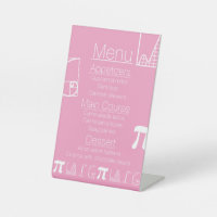 Het telt op in Roze Bloemblad Voetstuk Bord