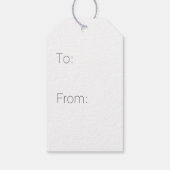 Het telt op in turquoise cadeautag cadeaulabel (Achterkant)