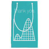 Het telt op in turquoise cadeautas (Voorkant)