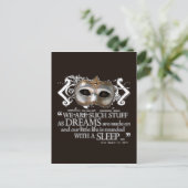 Het Tempest Quote Briefkaart (Staand voorkant)