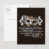 Het Tempest Quote Briefkaart (Voorkant / Achterkant)