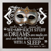 Het Tempest Quote Poster (Voorkant)